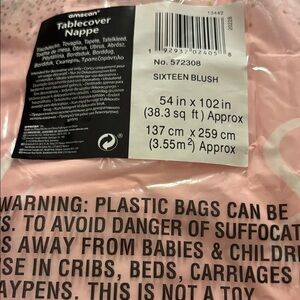 Amscan sweet 16 Pink Tablecover